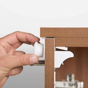 Invisible Magnetic Baby Child Locks Pet Proof Cupboard Drawer Safety Lock Catch